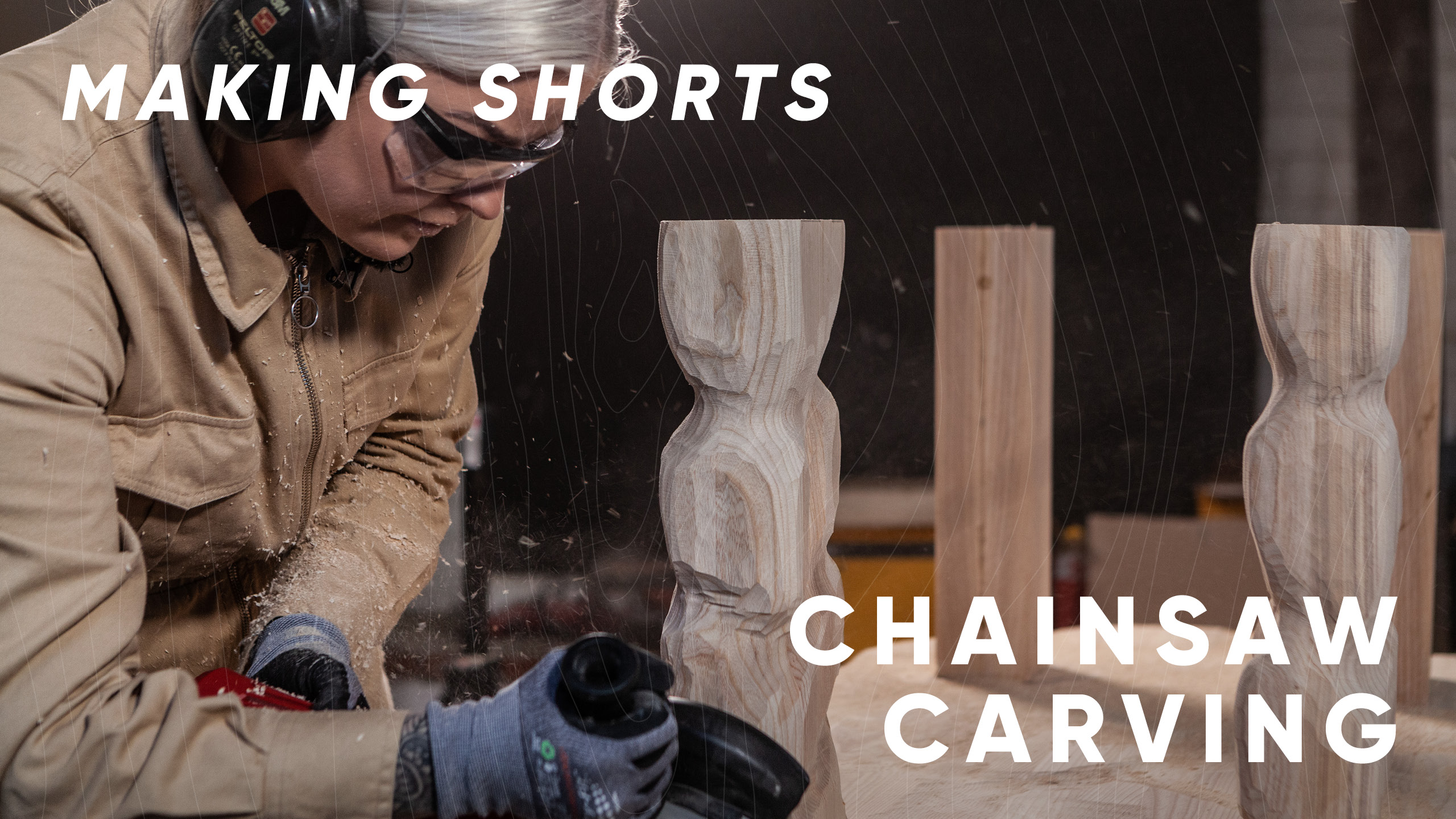 Chainsaw carving