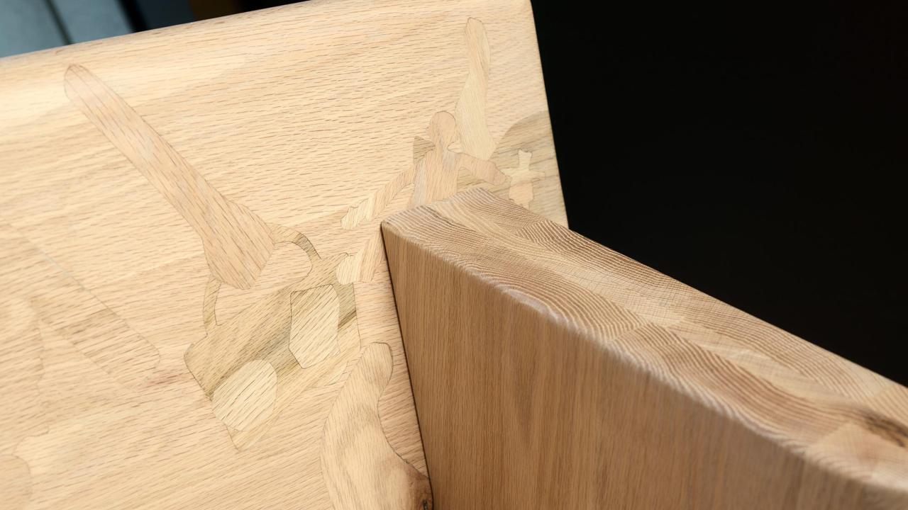 close up of bench