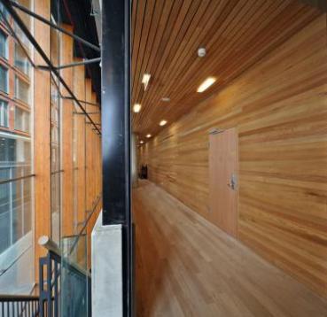 School of Music floor, wall and ceiling cladding
