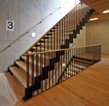 School of Music staircase, floor, wall and ceiling cladding