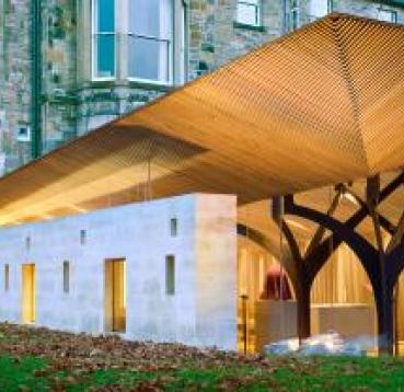 Chapel ceiling cladding
