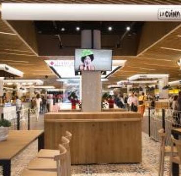 Food court ceiling