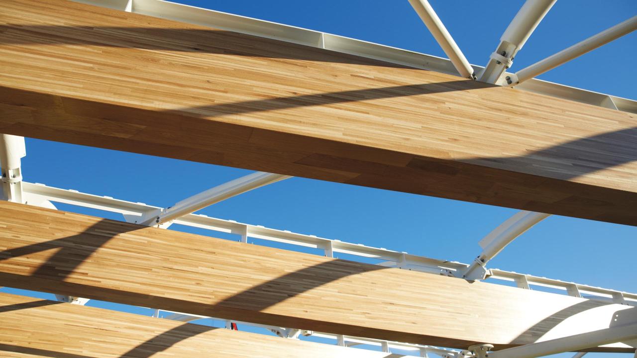 Lords cricket ground_american white oak glulam beams