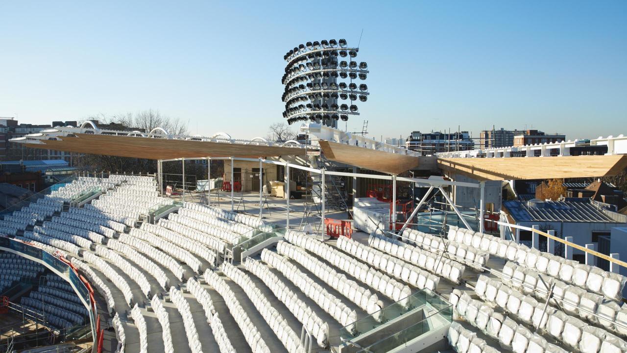 Lords cricket ground_american white oak glulam beams