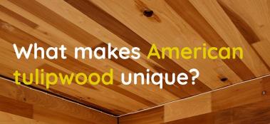 What makes American tulipwood unique? 